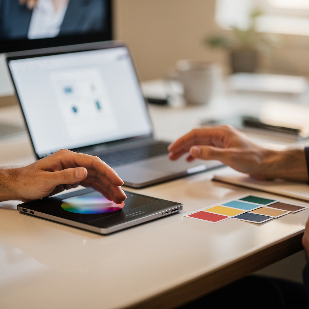 We Beatz It Up Better, LLC San Diego team collaborating on a professional website design project in San Diego, California